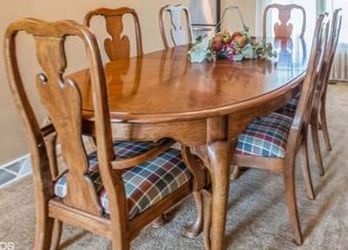 Dining Room table with six chairs