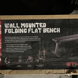 ETHOS Wall Mounted Folding Flat Bench