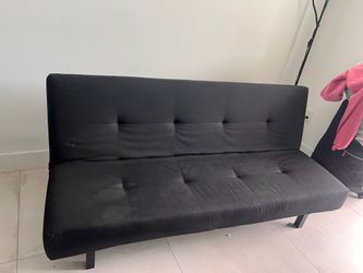 Black ikea couch