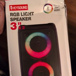 RGB LIGHT SPEAKER  With Microphone