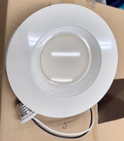12 Pack 6 Inch LED Recessed Light, Retrofit Downlight Can Lights for Ceiling