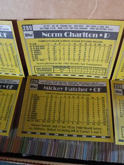 Baseball cards