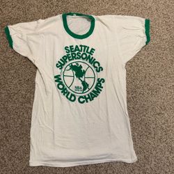 Seattle SuperSonics vintage ringer tee