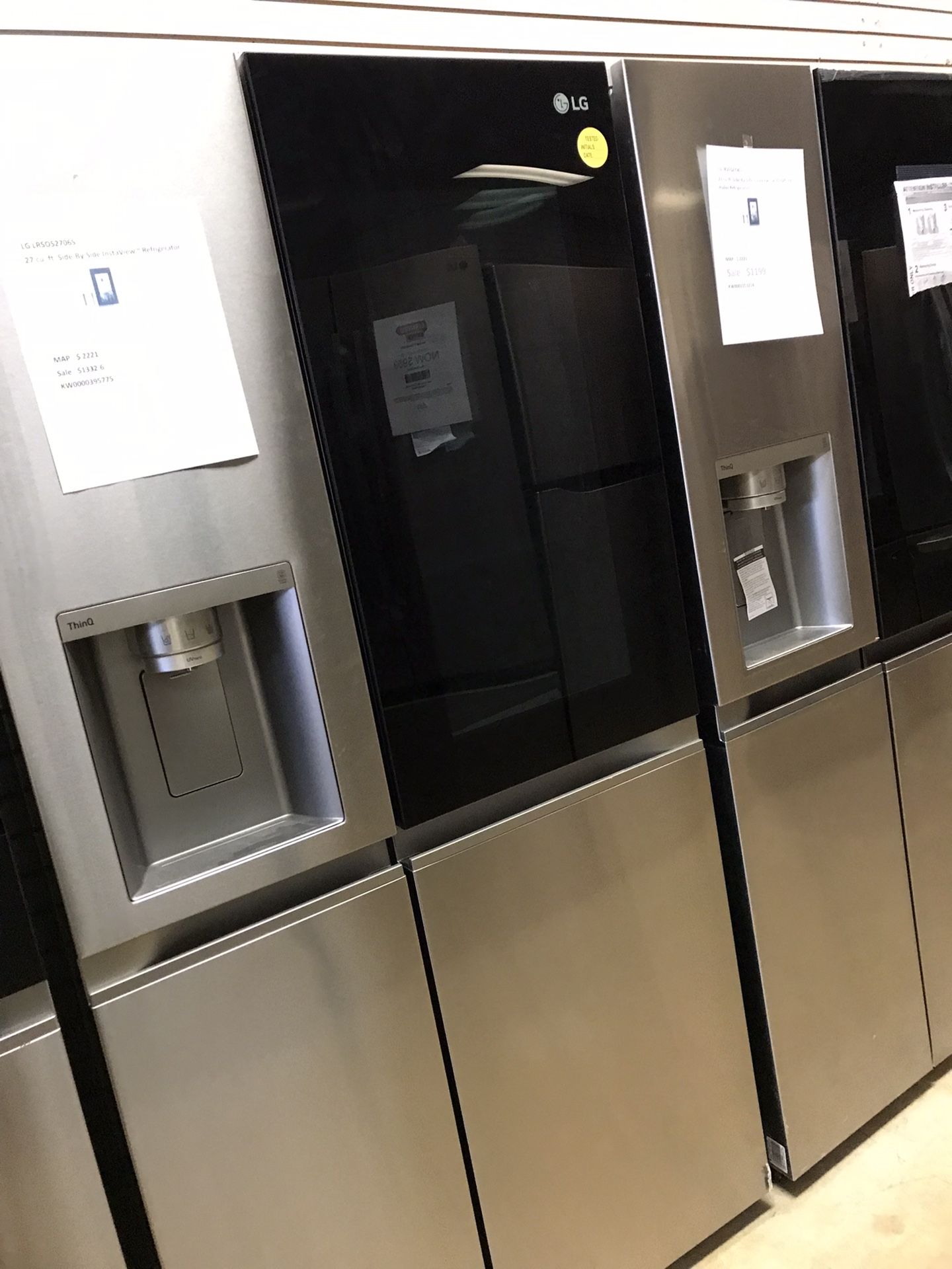 LG 27 cu.ft. Side-By-Side Refrigerators on Sale