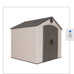 Lifetime 8x8 Vinyl Shed Price $999. O0 Set Up And Delivery Included If Local San Diego And Will Be Sitting On Concrete