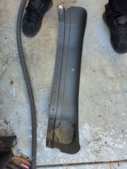 Peterbilt truck side fairing panel end piece