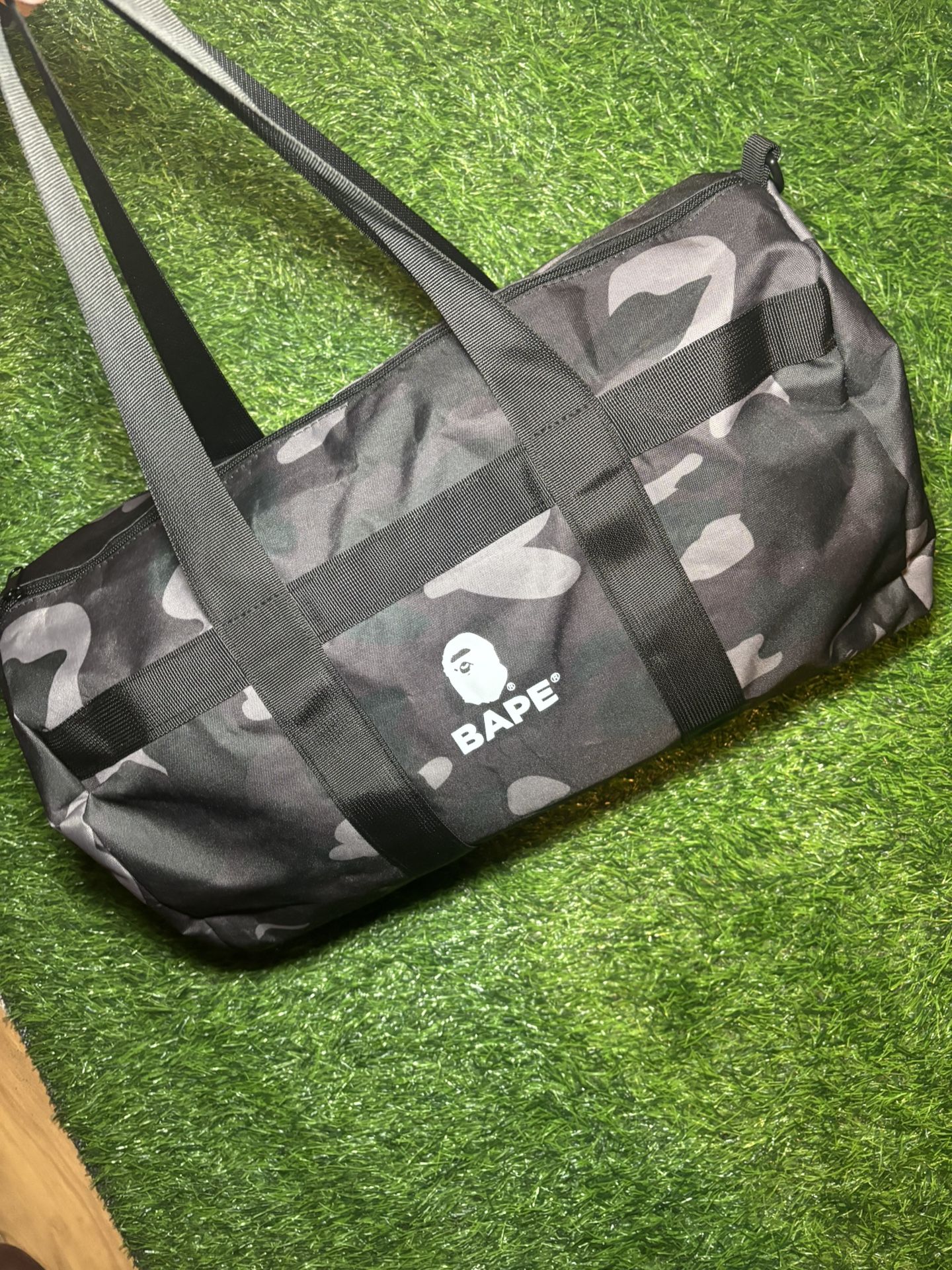 RARE BAPE CAMO DUFFEL BAG