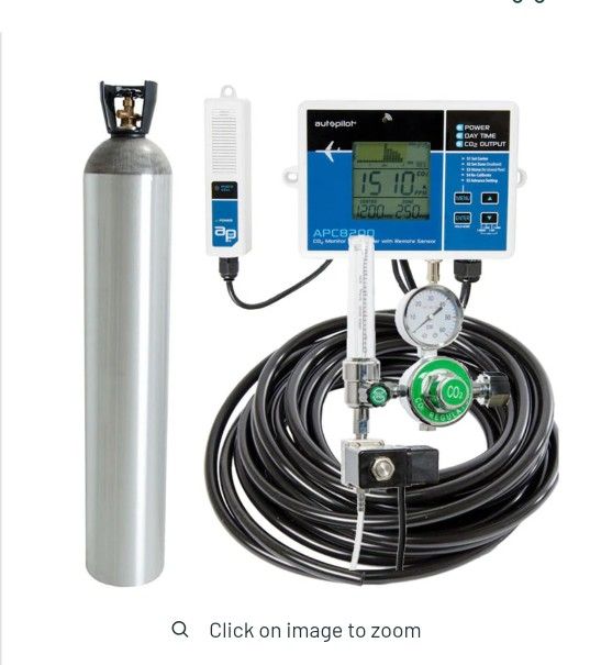 CO2 System w/2 tanks For Growing