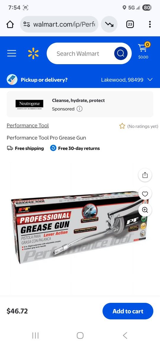 PT Grease Gun Lever Action