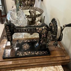 Antique Bradbury Sore Sewing Machine