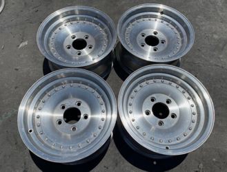 15 WHEELS RIMS AMERICAN RACING VINTAGE C-10 C10 SOLID DRAG AMERICAN RACING