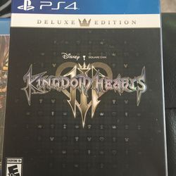 Kingdom hearts 3 deluxe edition (Never Opened)