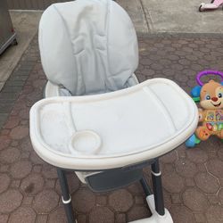 High Chair And Additional Booster Seat