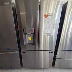 New Open Box LG French Door Refrigerator New 6month's Warranty 