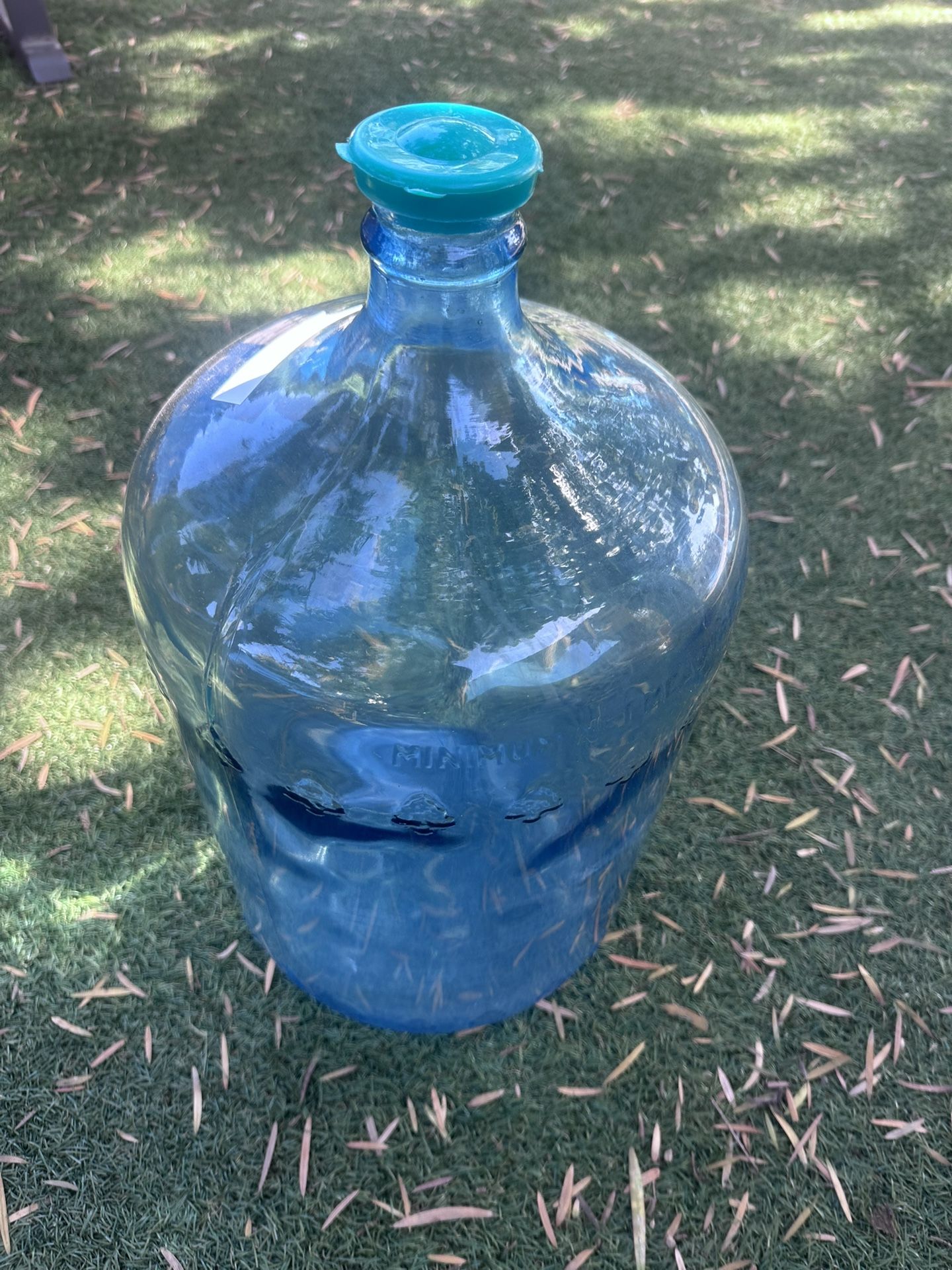 Glass 5 gallon water jug