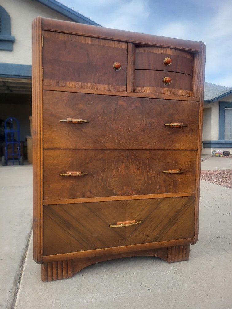 Art Deco Waterfall Chest By FS Harmon
