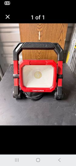 Craftsman Portable Corded LED Work Light - Super Bright Jobsite Floodlight