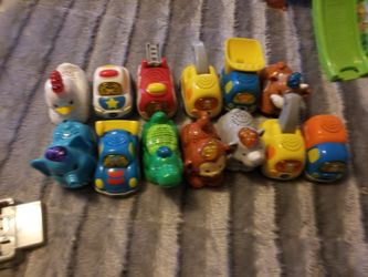 V tech smart tracks and cars