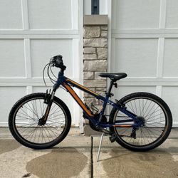 Scout 24" Kids Bike Blue Orange Discontinued