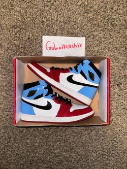 Jordan 1 High Fearless UNC Chicago Size 10