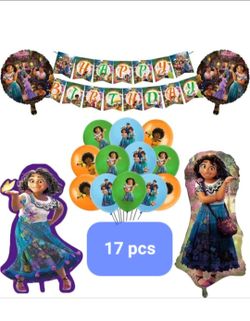 Encanto 17 Pcs Party Decorations
