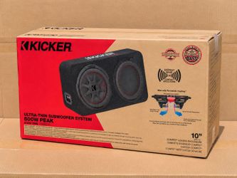 Kicker CWRT10 CompRT 10" Shallow Truck Subwoofer Dual 2-Ohm Voice Coils 800 Watts TCWRT10 48TCWRT102 🚨 No Credit Needed 🚨