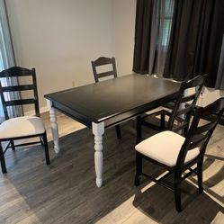 Wooden Table & Chairs