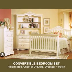 Munire 4 Piece Convertible Bedroom Set 