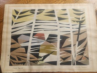 Shinichi Takahashi japanese woodblock print
