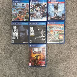 ps4 games (look at description)