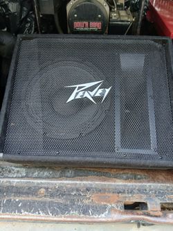 Peavy floor monitors