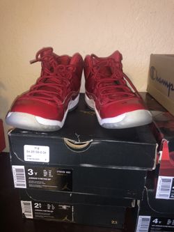 Jordan retro 11 size 3y