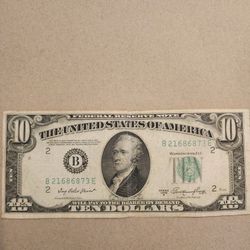 10 dollar Bill 1950s