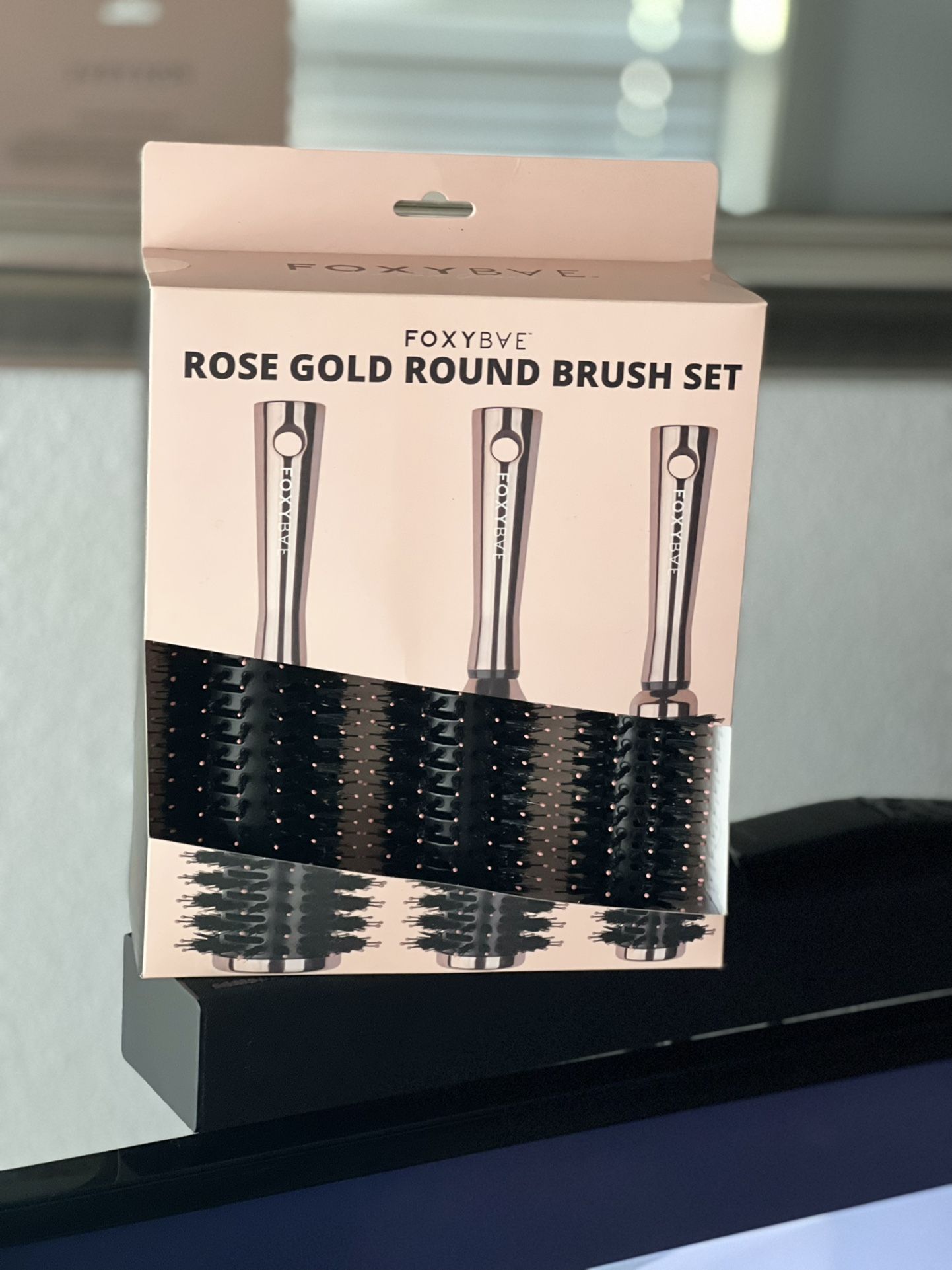 Rose Gold Round Brush Set
