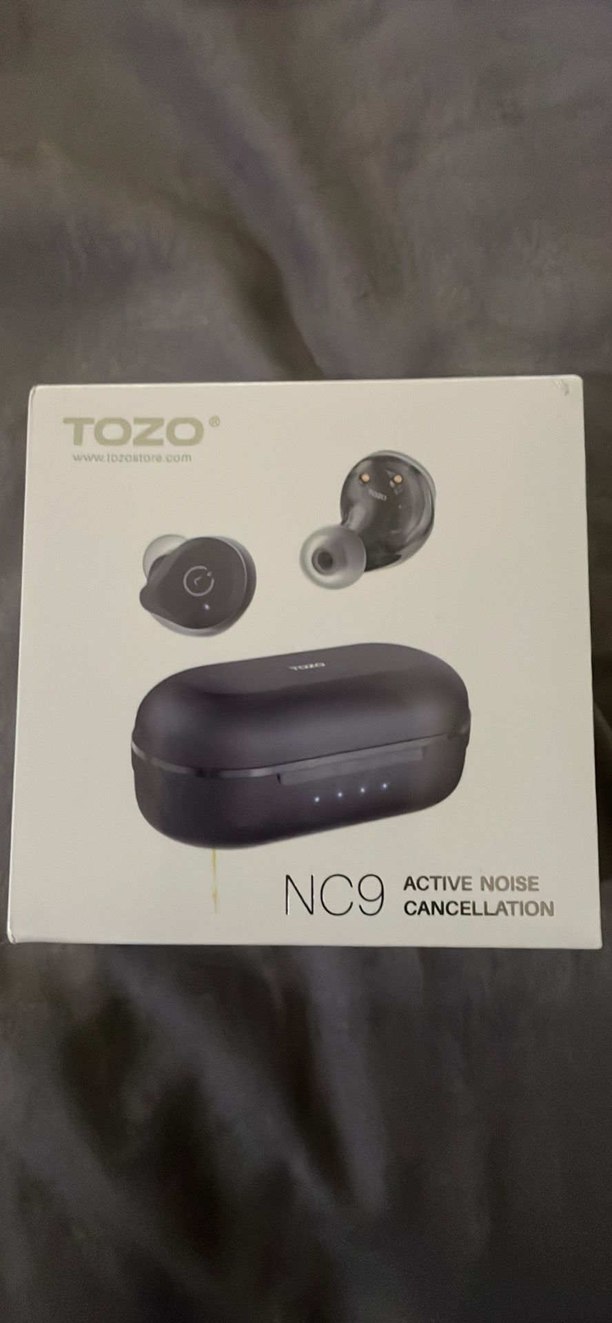 TOZO Nc9 Hybrid Active Noise Cancelling Wireless Bluetooth Earbuds - Black...