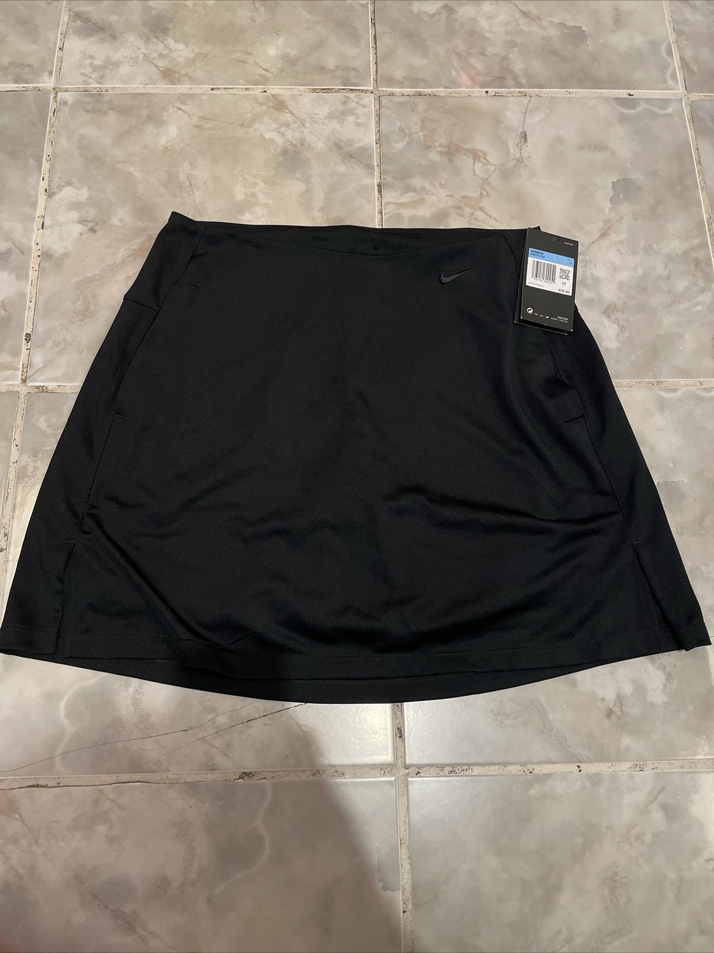 Nike Golf Dri-Fit Skort Women's Black New with Tags NWT SZ Medium MSRP$70