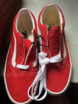 New Red Vans Size 2 $25