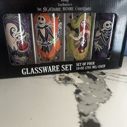 The Nightmare Before Christmas Glassware Sets