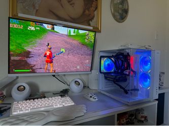 White Gaming Pc Computer Desktop RTX 3060 / i7-8700