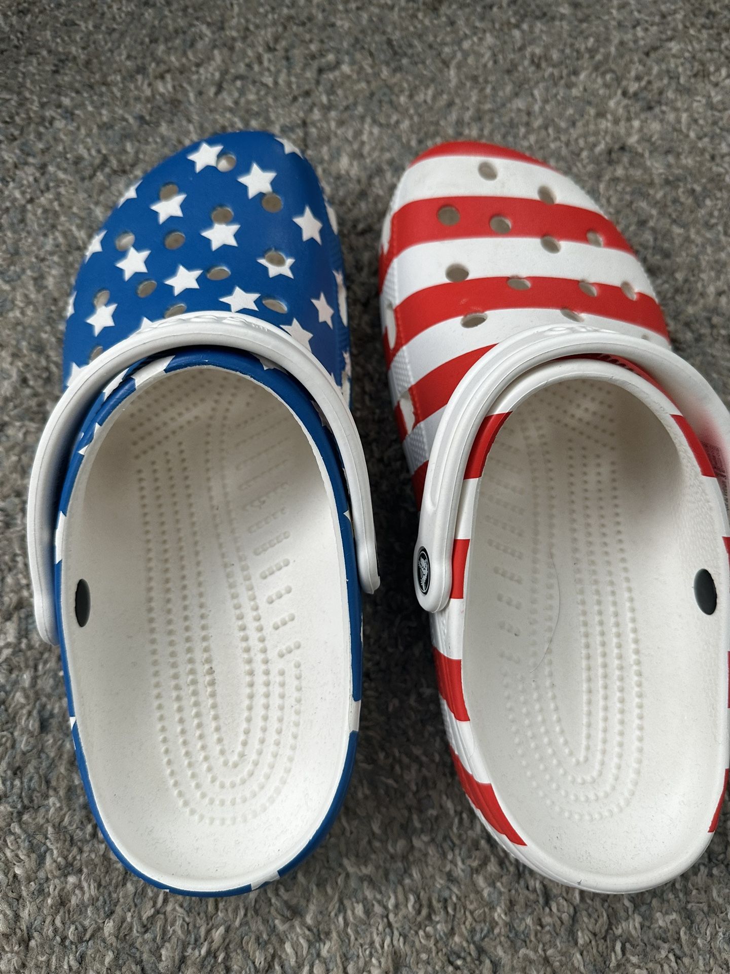 American flag online crocs youth
