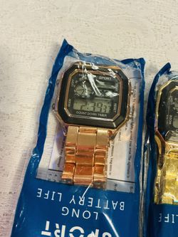 NEW, QUARTZ SPORT WATCHES - $12 each