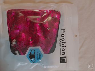 Beautiful sequins face mask 7 each