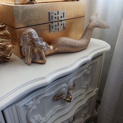 Mermaid Decor Medium Size, Gold Decor, Gold Mermaid, Mermaid Props 