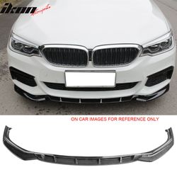 Fits 2017-2020 BMW G30 5 Series GT Front Bumper Lip Spoiler Carbon Fiber Print PP