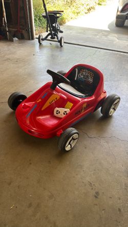 Kids MX Go Kart, remote control and manual. Top speed 5mph