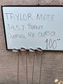 Taylor made golf clubs