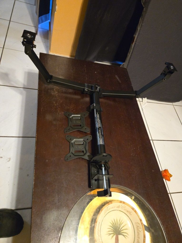 Dual Monitor Stand for 13" to 32" Fully Adjustable Monitor Mount Stand