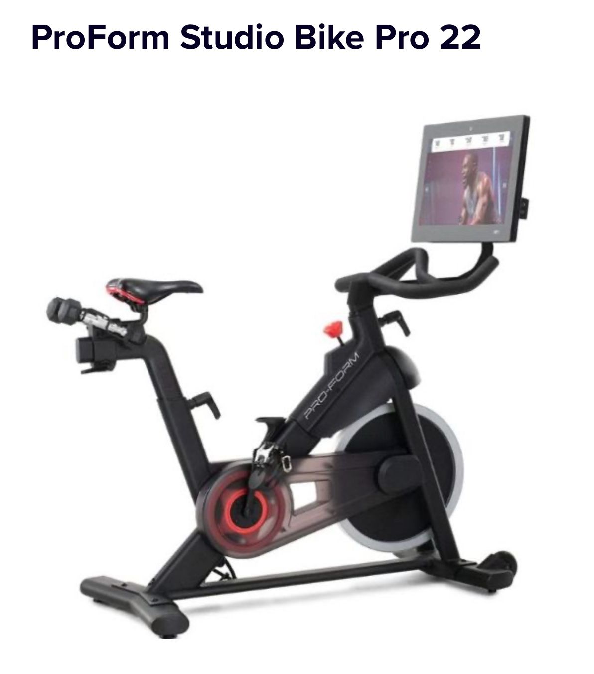 ProForm C22 Bluetooth-Enabled Exercise Bike. 