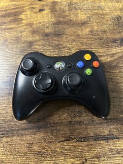 🟩 Xbox 360 Wireless Controller – Original Black Edition 🎮⚡✨