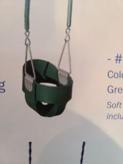 Infant/Tot Green Outdoor Swing